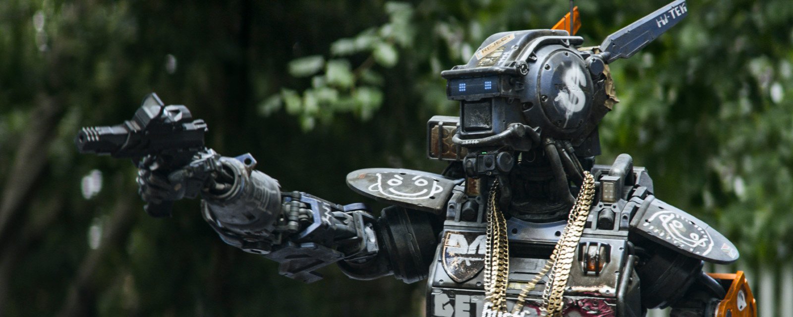 ***SUNDAY CALENDAR  STORY FOR JANUARY 11, 2014. DO NOT USE PRIOR TO PUBLICATION**********Chappie (Sharlto Copley) from Columbia Pictures' action-adventure movie CHAPPIE.