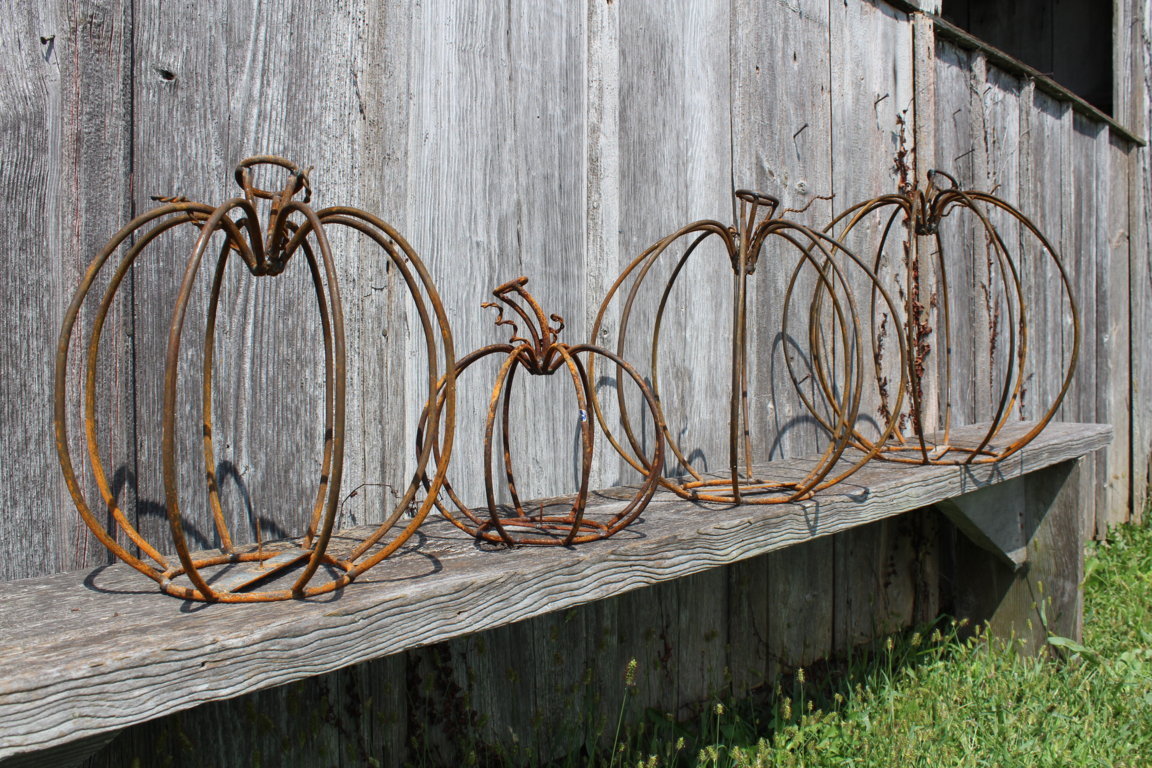 making metal pumpkins