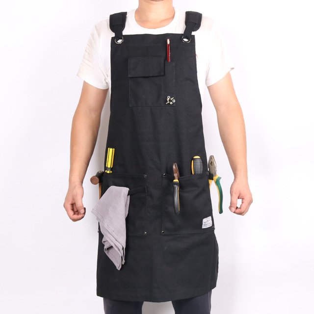 WEEYI-Heavy-Duty-Black-Waxed-Canvas-Workshop-Apron-Men-with-Pockets-Cross-Back-Strap-for-Woodworker.jpg_640x640