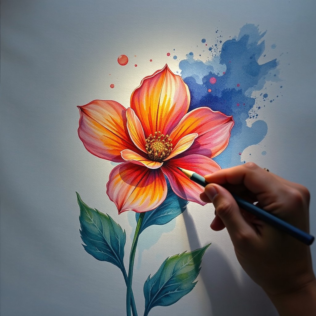 Draw A Flower